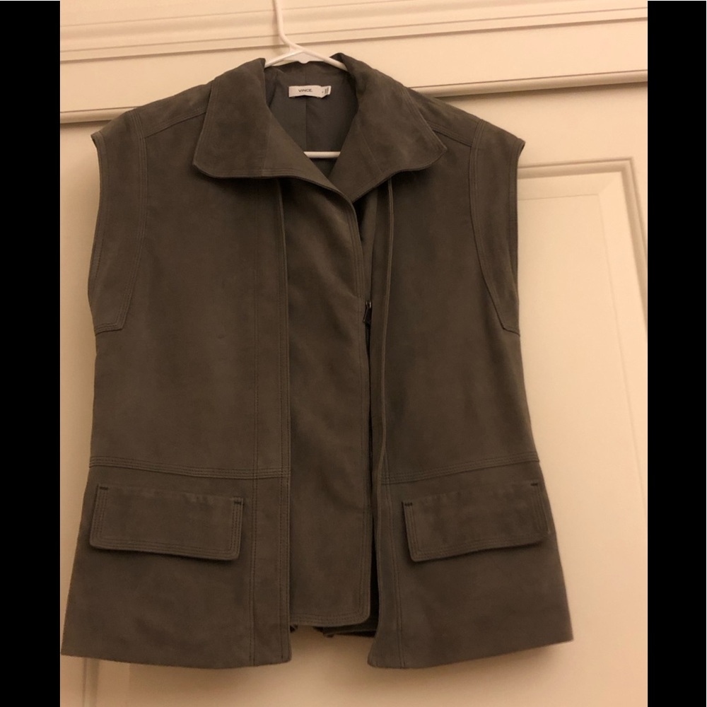 Vince lamb leather vest size S. Almost new